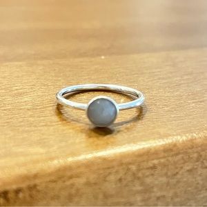 Pandora moonstone June birthday ring (size 56)